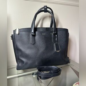 Tumi black Sinclair Emma laptop bag